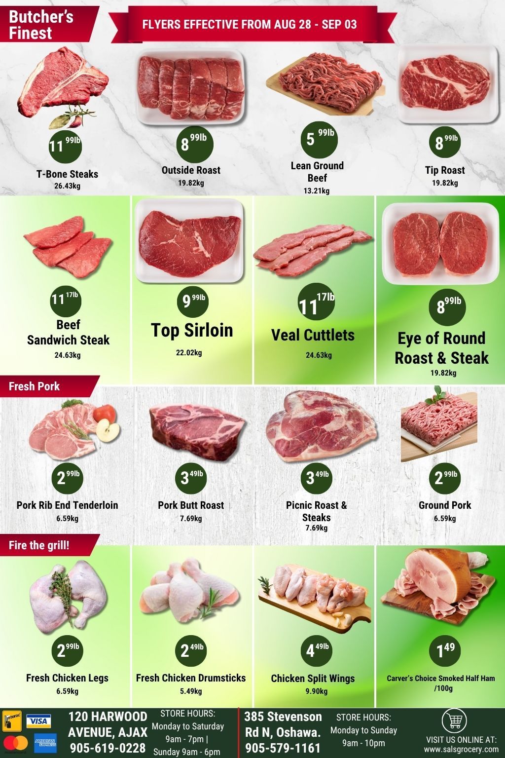 Sal's Grocery Flyer August 28 to September 3