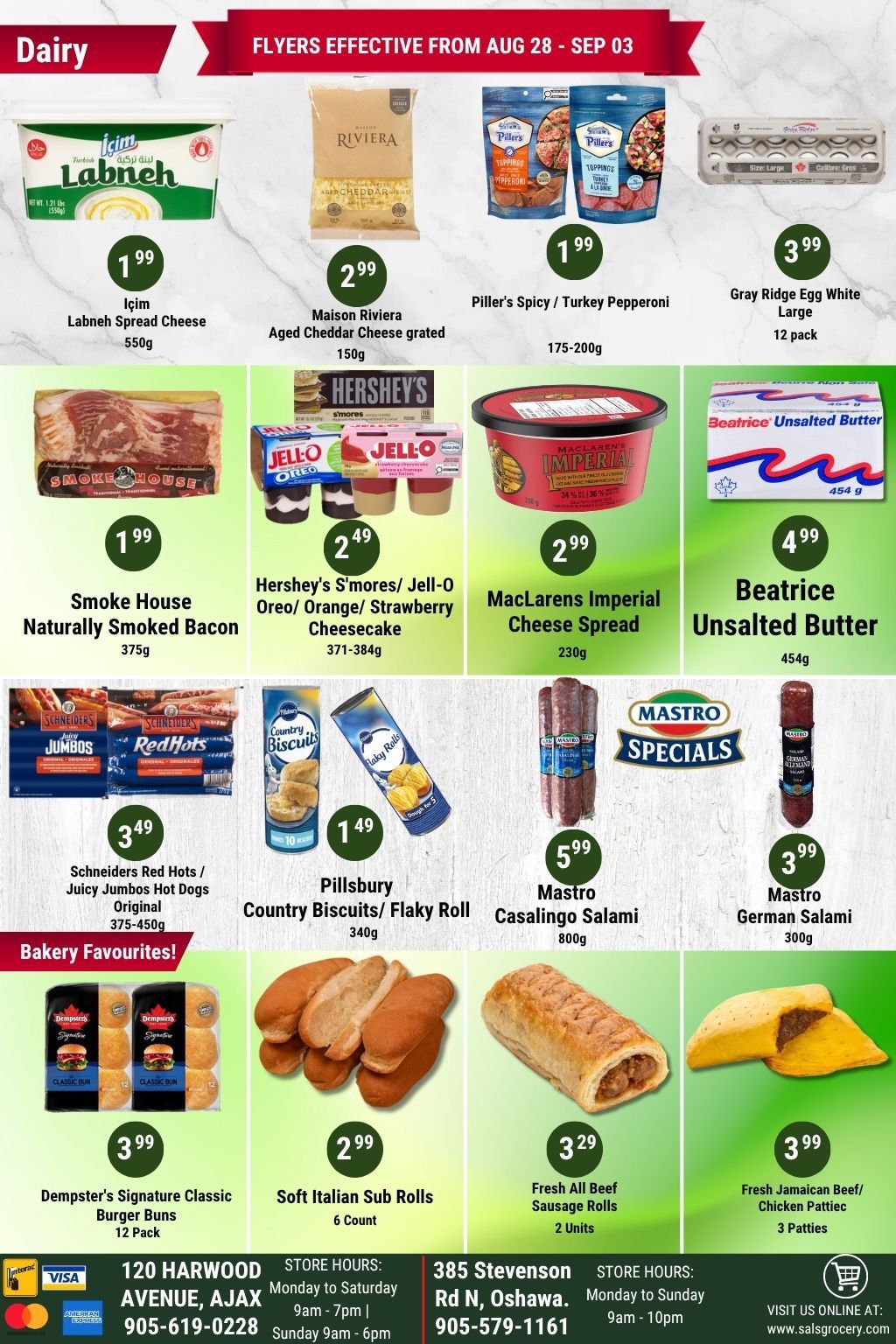 Sal's Grocery Flyer August 28 to September 3