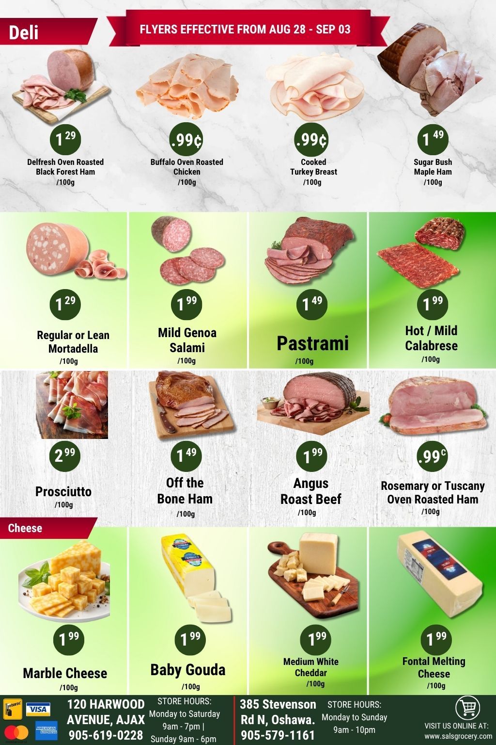 Sal's Grocery Flyer August 28 to September 3