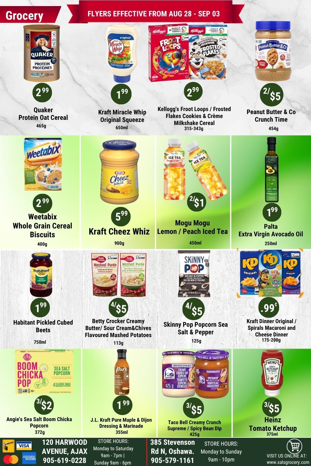 Sal's Grocery Flyer August 28 to September 3