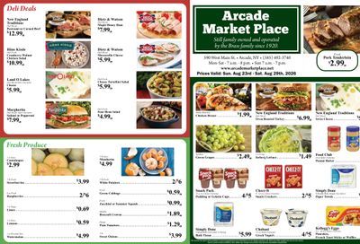 Arcade Market Place Weekly Ad August 23 - 29, 2026