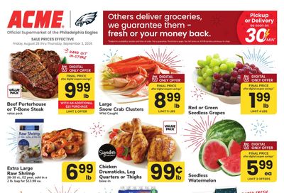 Acme Markets (Margate City Area, NJ) Weekly Ad August 28 - September 3, 2026