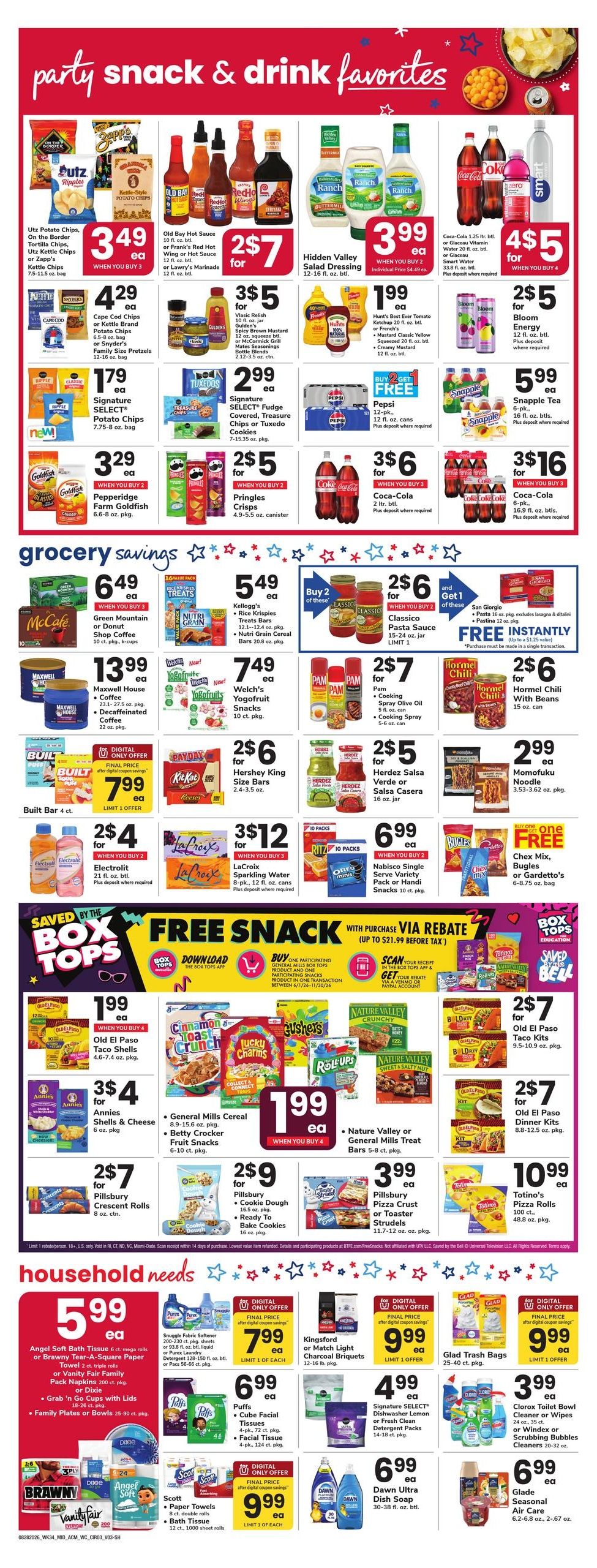 Acme Markets (Margate City Area, NJ) Weekly Ad August 28 - September 3, 2026