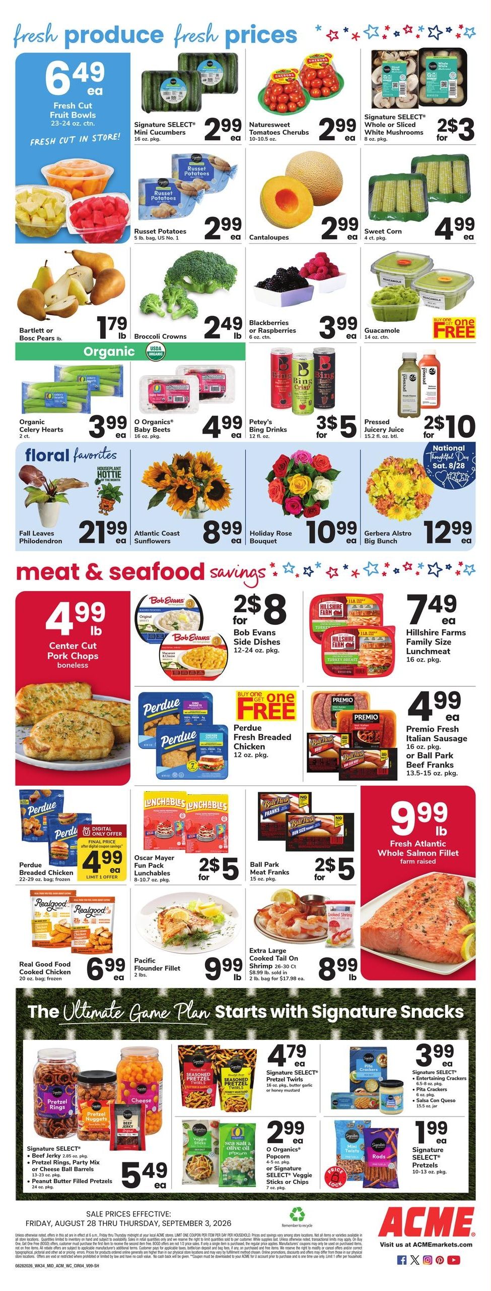 Acme Markets (Margate City Area, NJ) Weekly Ad August 28 - September 3, 2026
