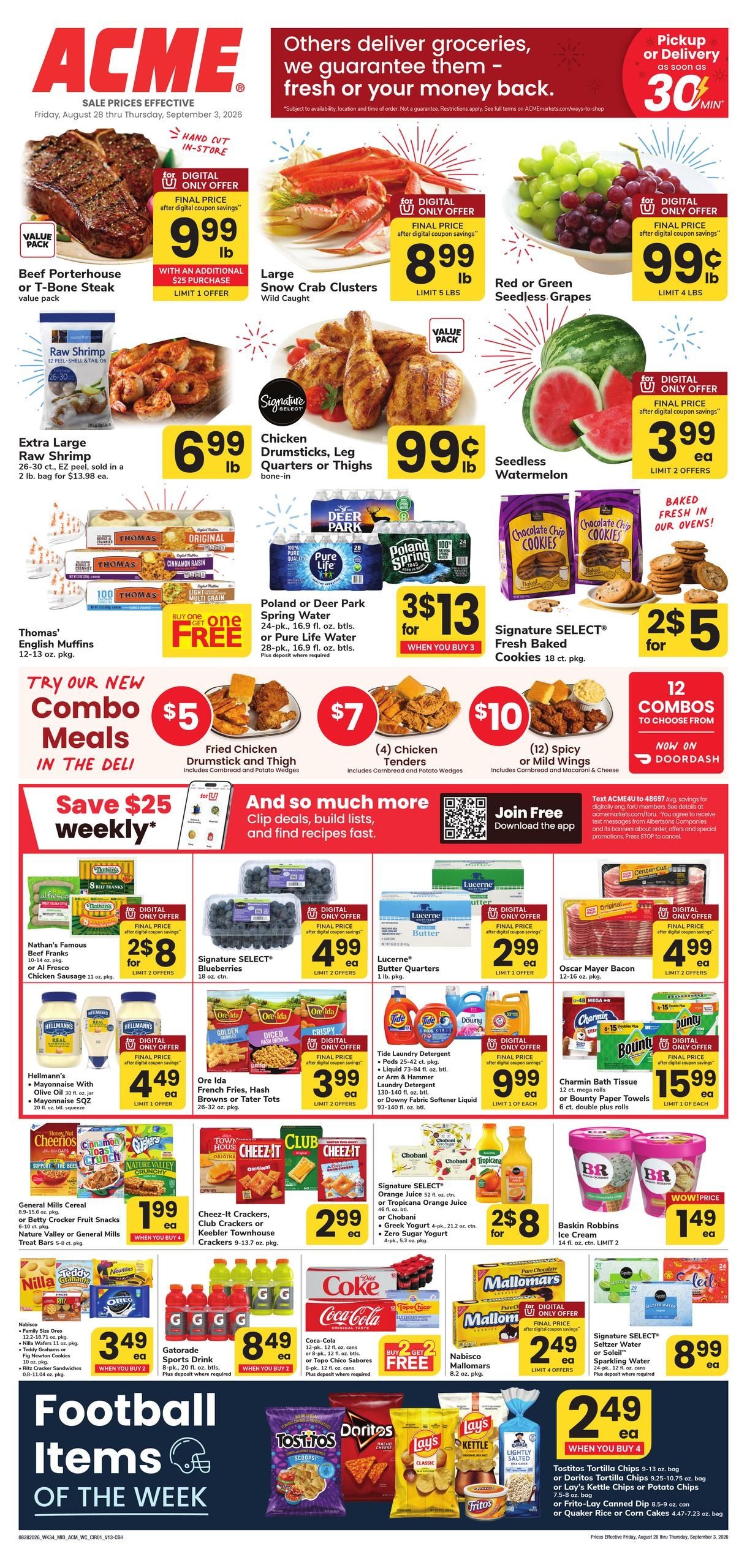 Acme Markets (Stamford Area, CT) Weekly Ad August 28 - September 3, 2026