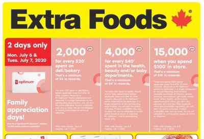 Extra Foods Flyer July 3 to 9