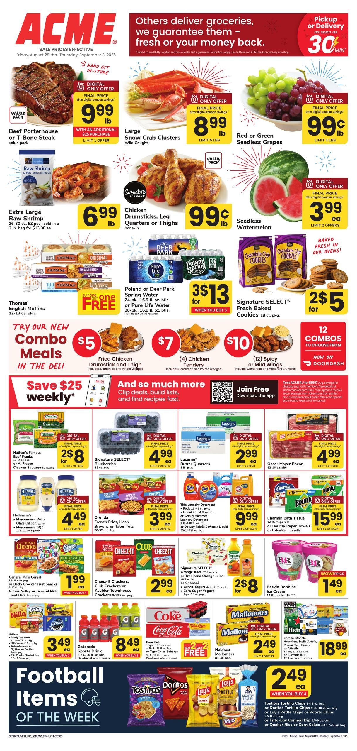 Acme Markets (Bridgeport Area, CT) Weekly Ad August 28 - September 3, 2026
