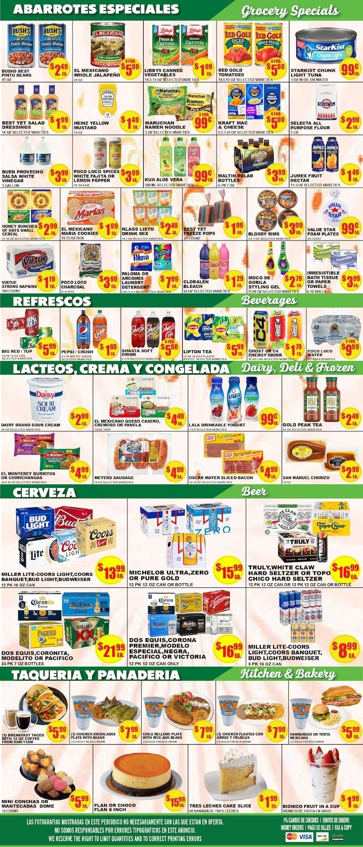 Poco Loco Supermercado (Round Rock, TX) Weekly Ad August 26 - September 1, 2026