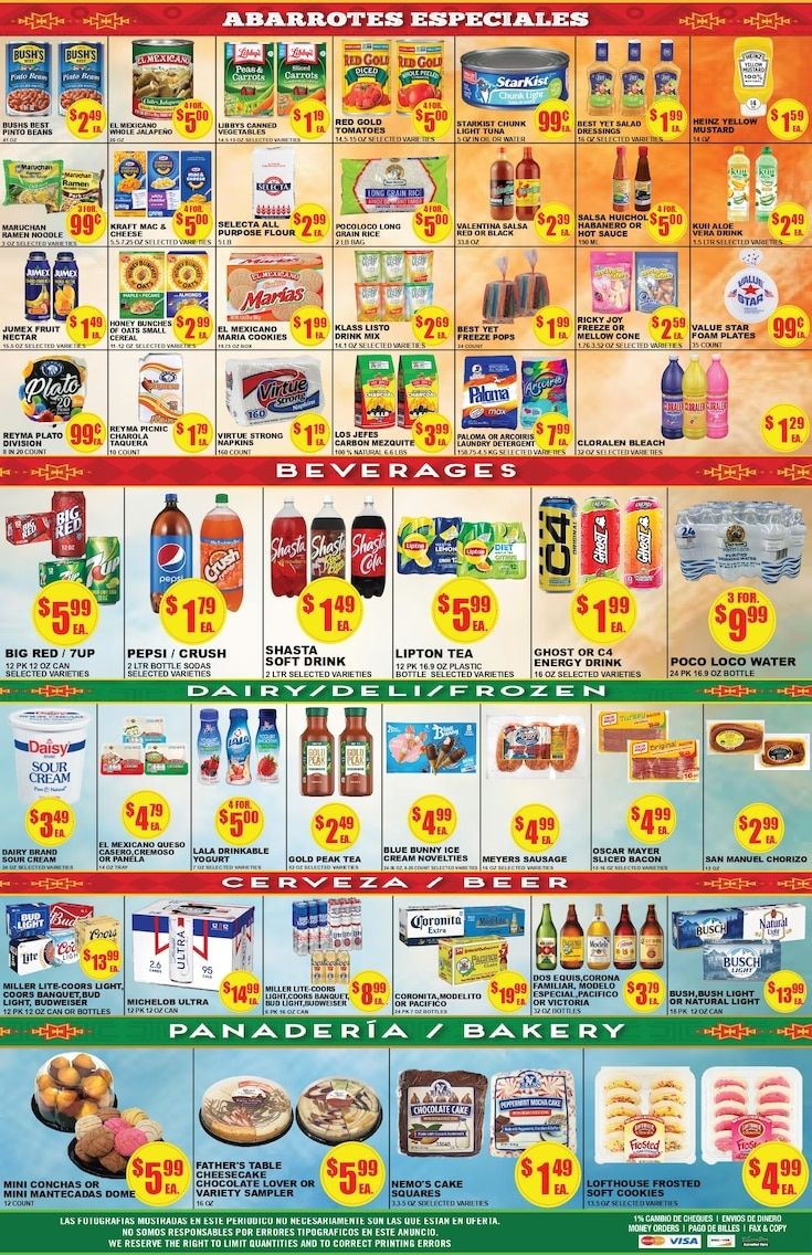 Poco Loco Supermercado (Texas) Weekly Ad August 26 - September 1, 2026