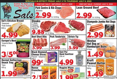 Sal's Grocery Flyer July 3 to 9