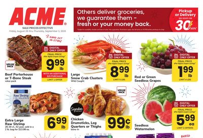 Acme Markets (Lakewood Area, NJ) Weekly Ad August 28 - September 3, 2026