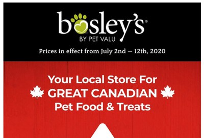 Bosley's by PetValu Flyer July 2 to 12