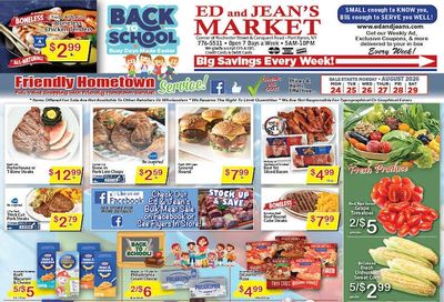 Ed and Jean's Market Weekly Ad August 23 - 29, 2026