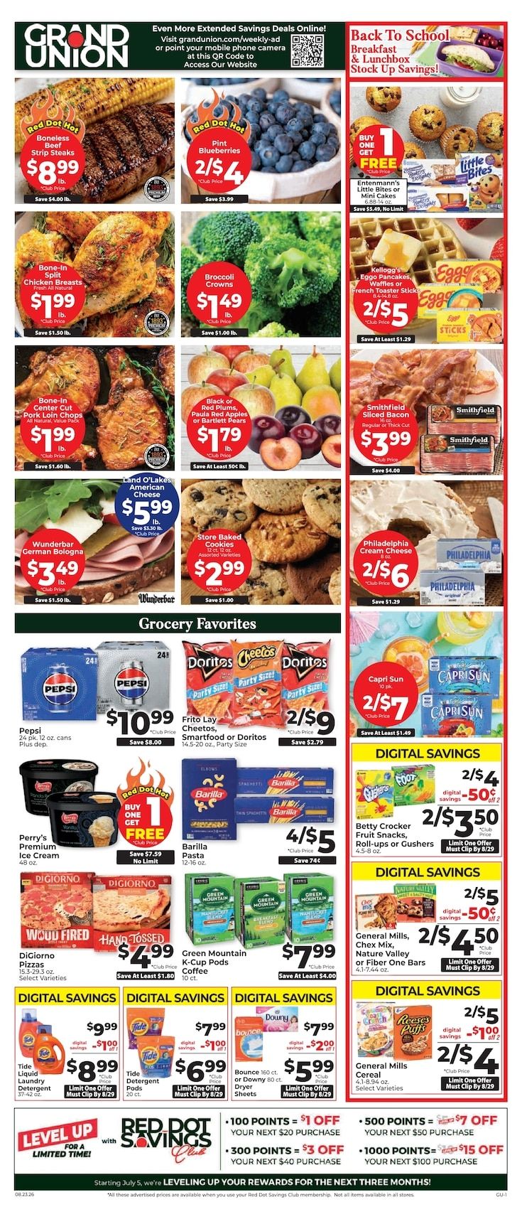 Grand Union (Rutland, VT) Weekly Ad August 23 - 29, 2026
