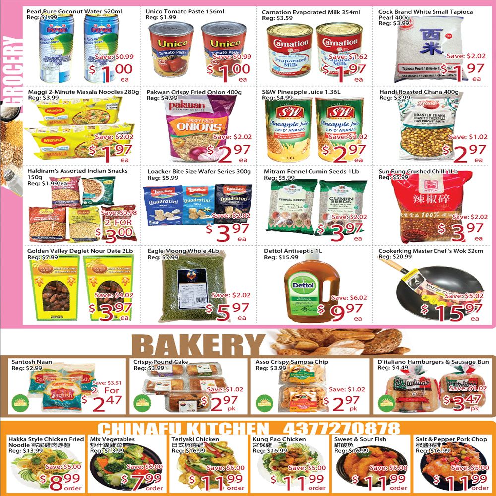 Sunny Foodmart (Markham) Flyer August 28 to September 3