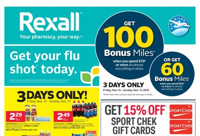 Rexall (West) Flyer November 15 to 21