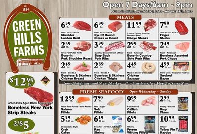 Green Hills Farms Weekly Ad August 23 - 29, 2026