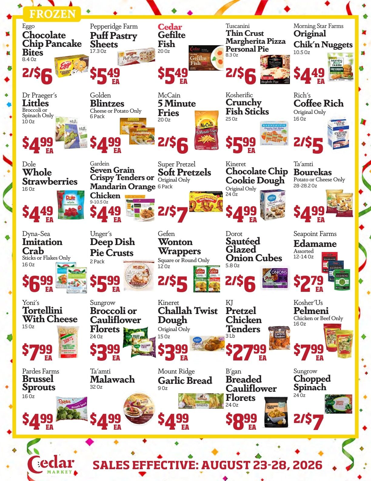 Cedar Market Weekly Ad August 23 - 28, 2026