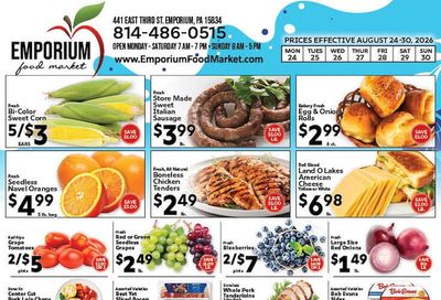 Emporium Food Market Weekly Ad August 24 - 30, 2026