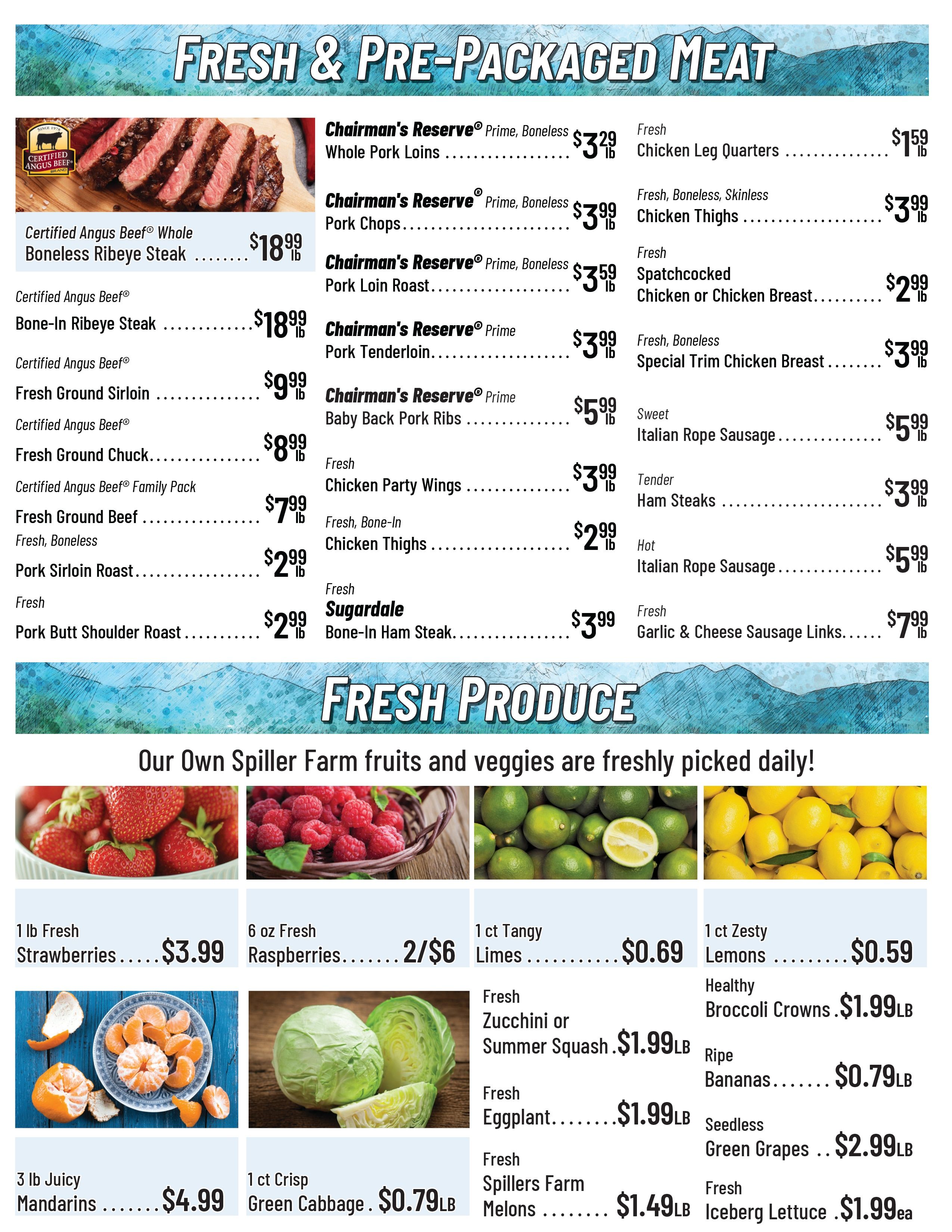 Spillers' Farm Store Weekly Ad August 24 - 30, 2026
