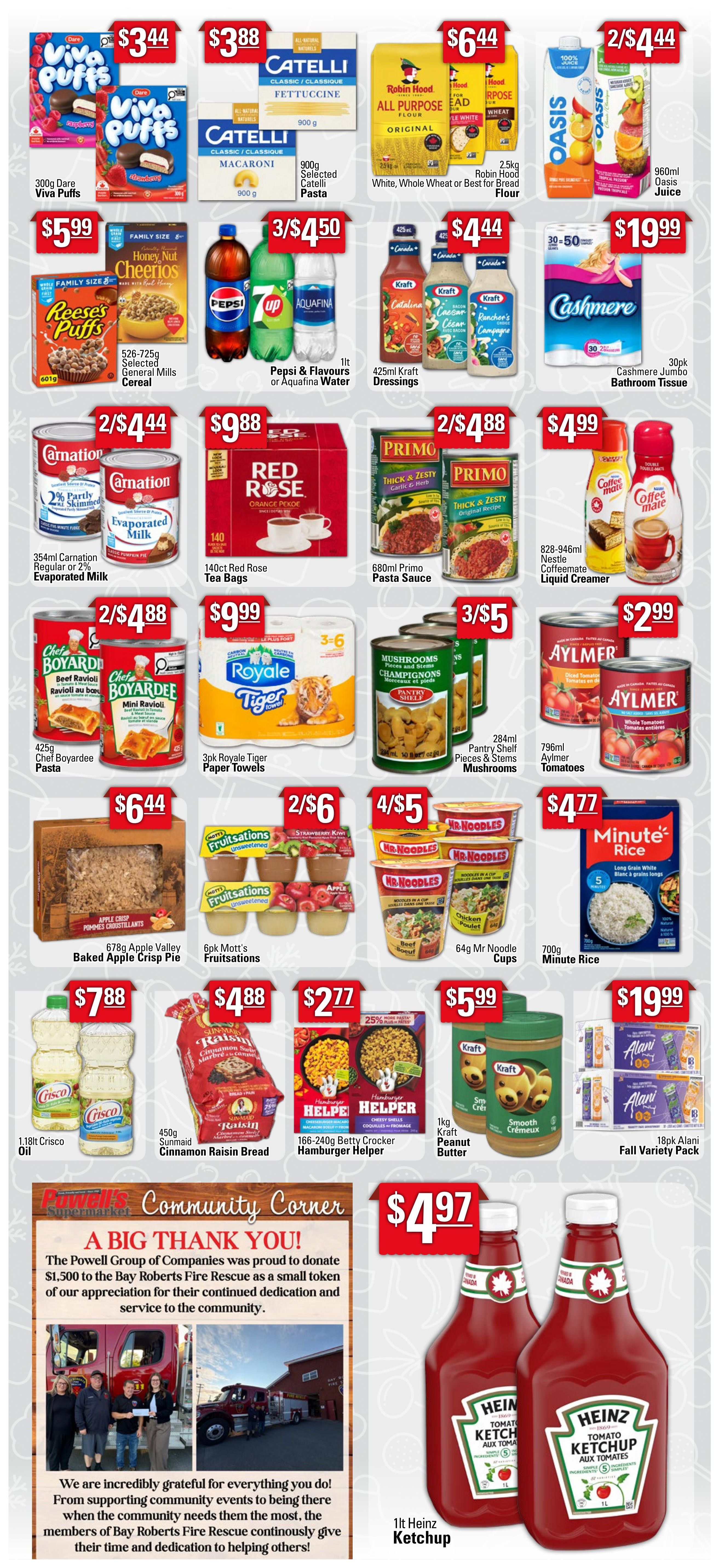 Powell's Supermarket Flyer August 27 to September 2