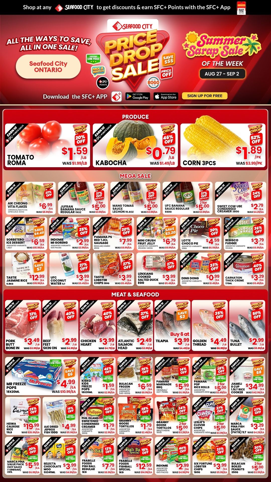 Seafood City Supermarket (ON) Flyer August 27 to September 2