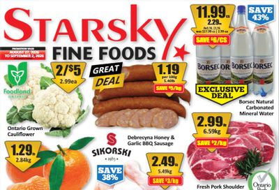 Starsky Foods Flyer August 27 to September 2