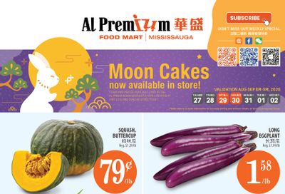 Al Premium Food Mart (Mississauga) Flyer August 27 to September 2
