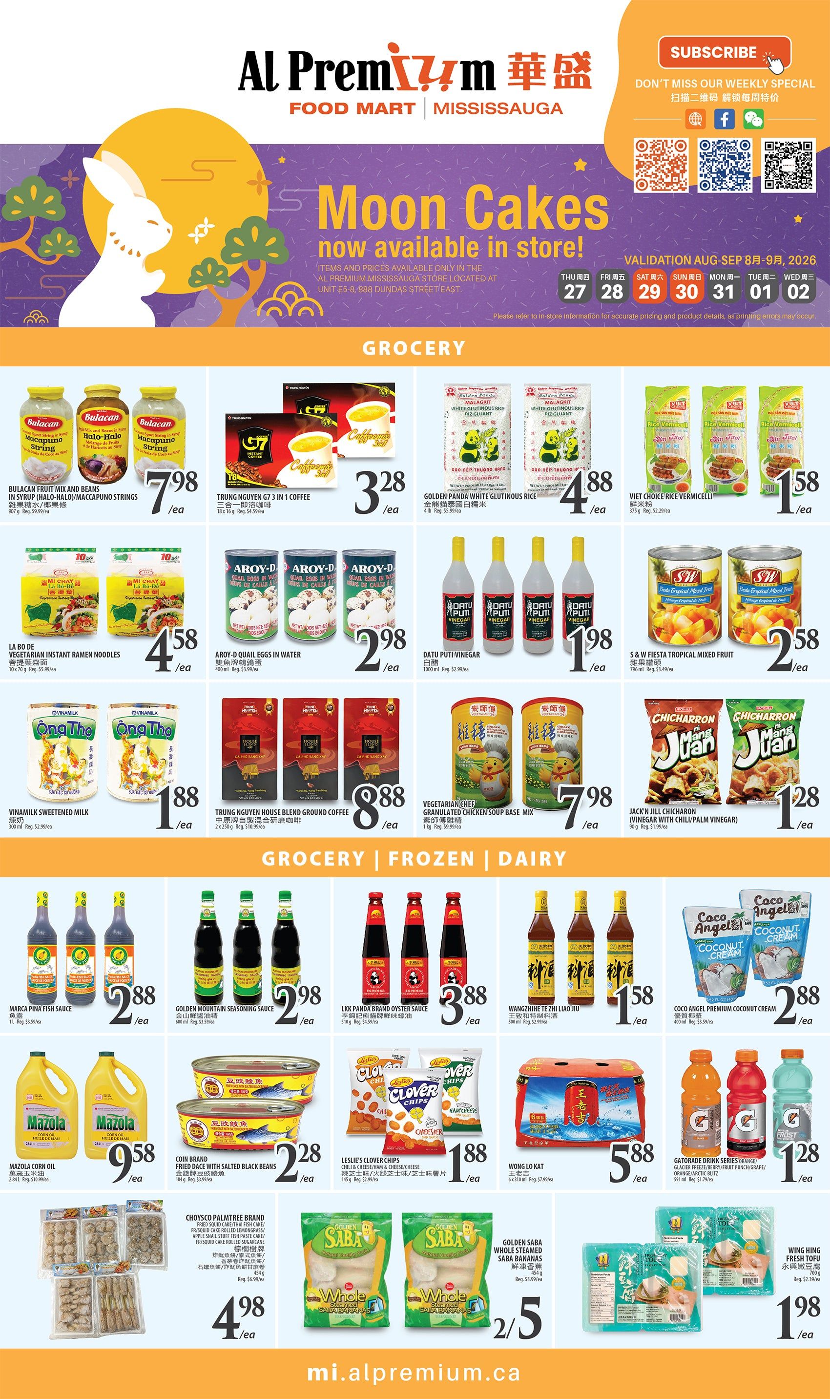 Al Premium Food Mart (Mississauga) Flyer August 27 to September 2