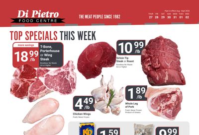 Di Pietro Food Centre Flyer August 27 to September 2