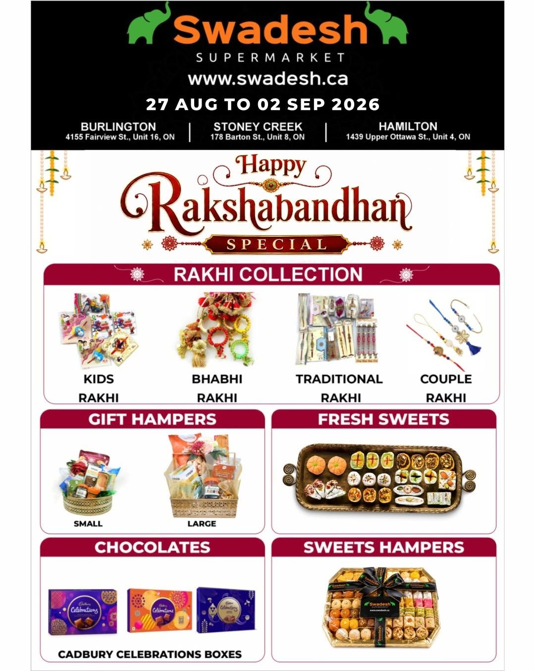 Swadesh Supermarket Flyer August 27 to September 2