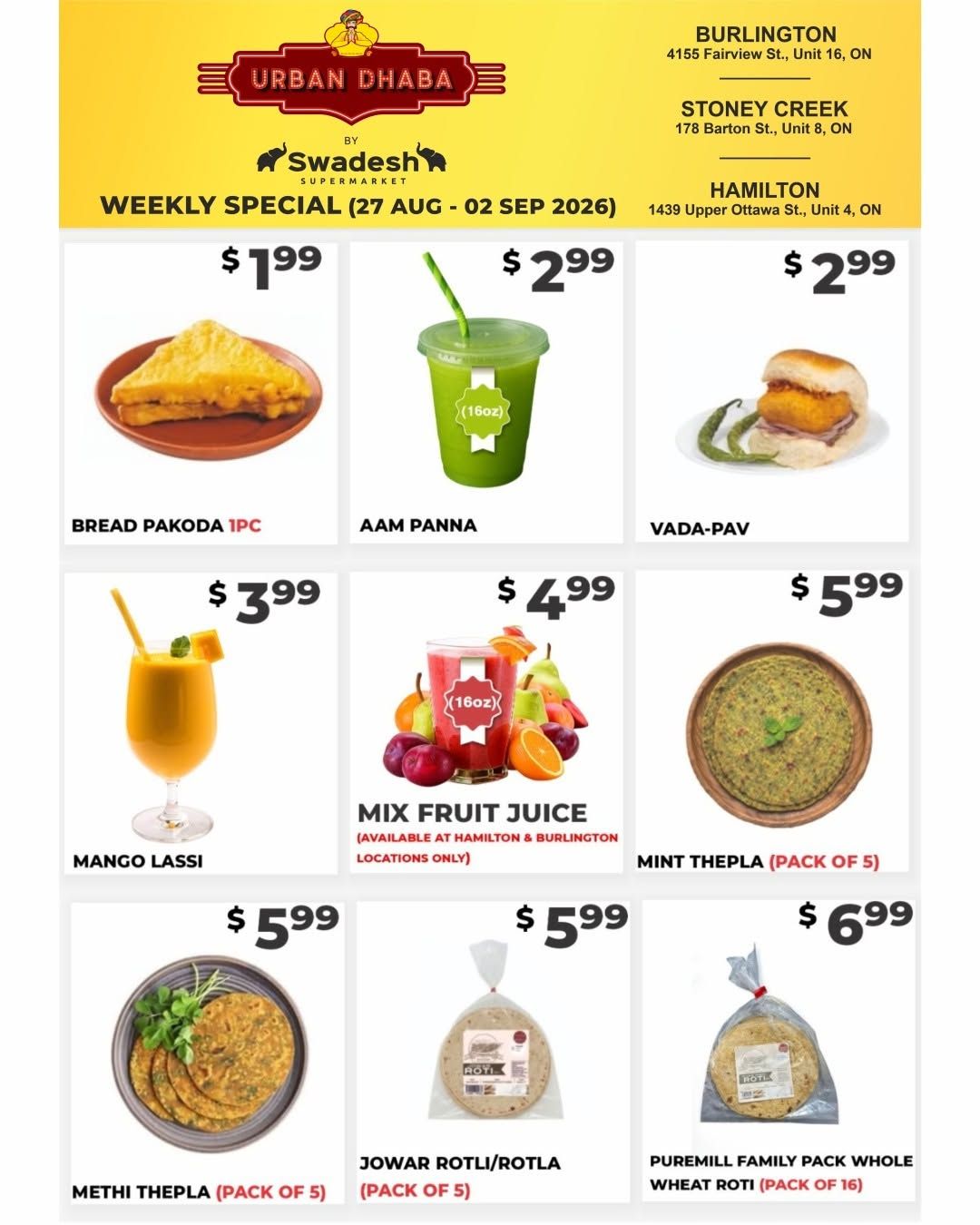Swadesh Supermarket Flyer August 27 to September 2