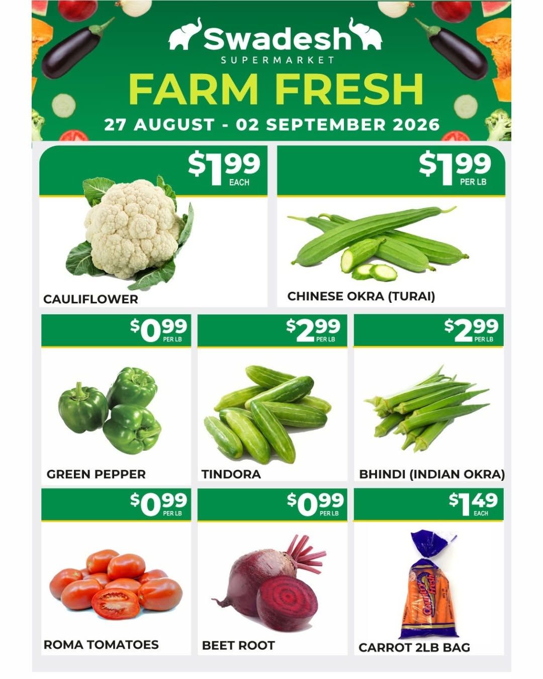 Swadesh Supermarket Flyer August 27 to September 2