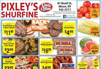 Pixley's Shurfine Food Mart Weekly Ad August 23 - 29, 2026