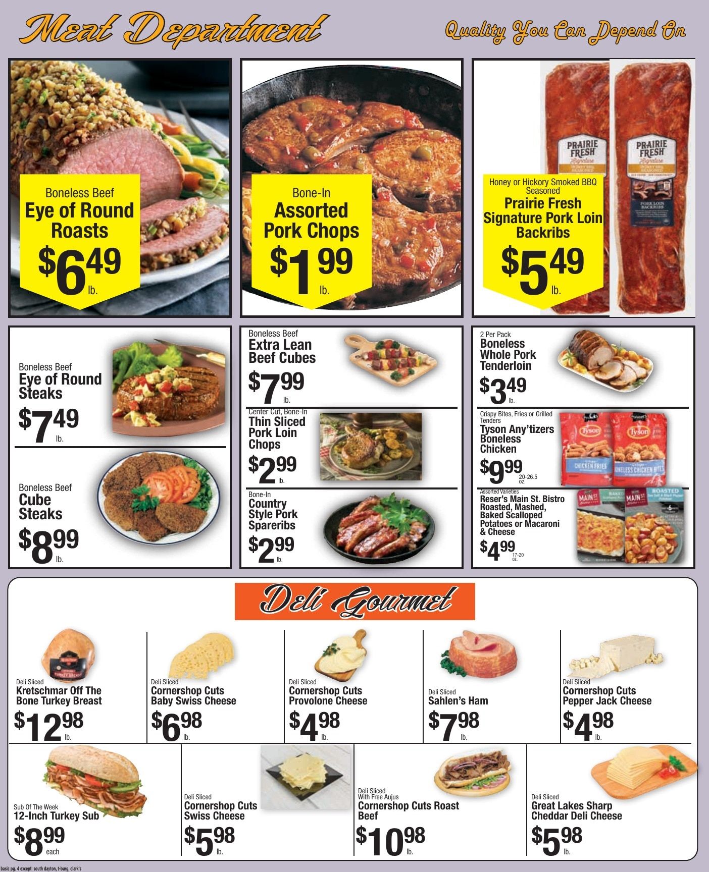 Pixley's Shurfine Food Mart Weekly Ad August 23 - 29, 2026
