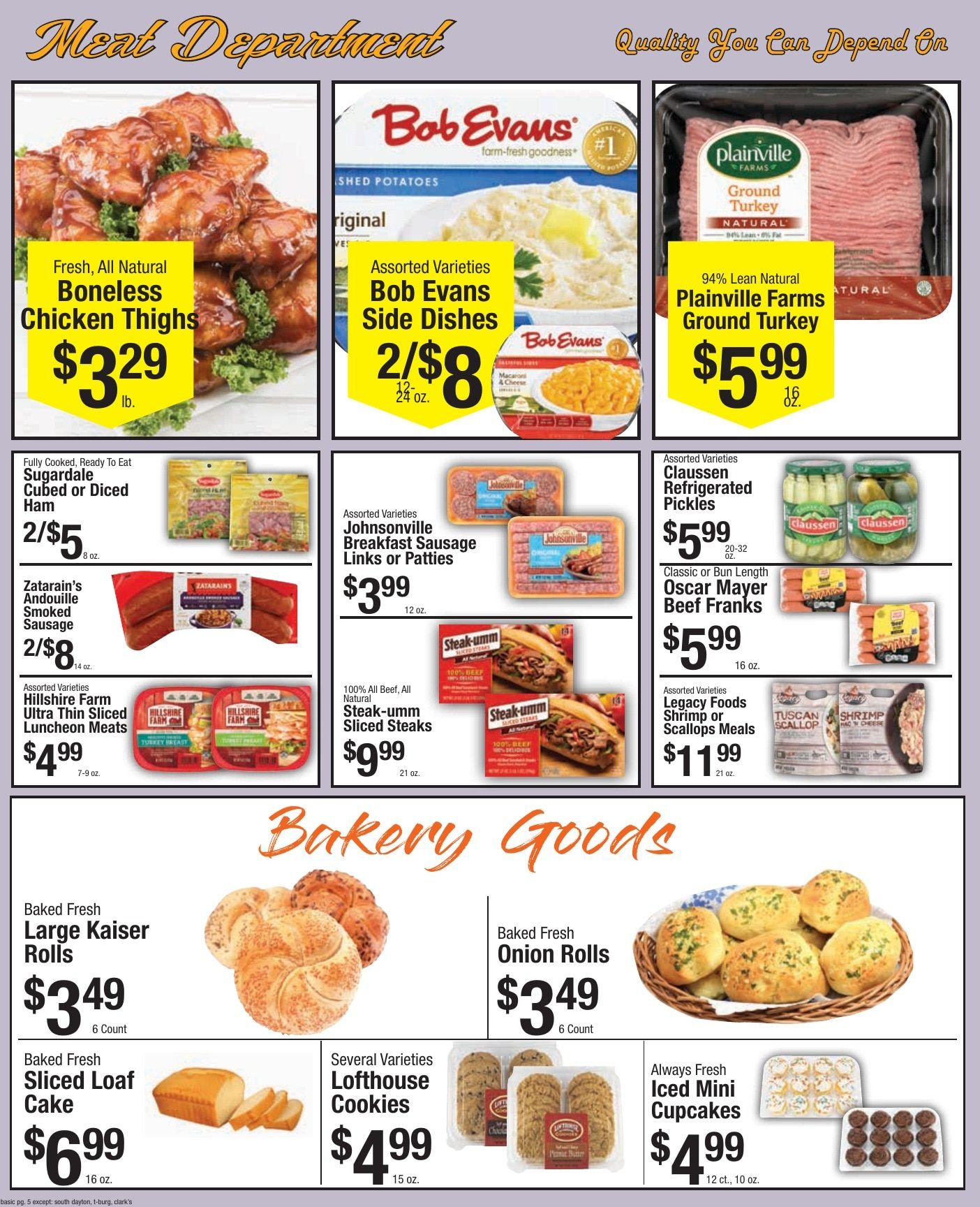 Pixley's Shurfine Food Mart Weekly Ad August 23 - 29, 2026