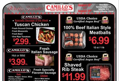 Sloan Super Market Weekly Ad August 23 - 29, 2026