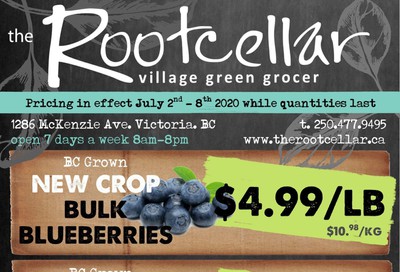 The Root Cellar Flyer July 2 to 8