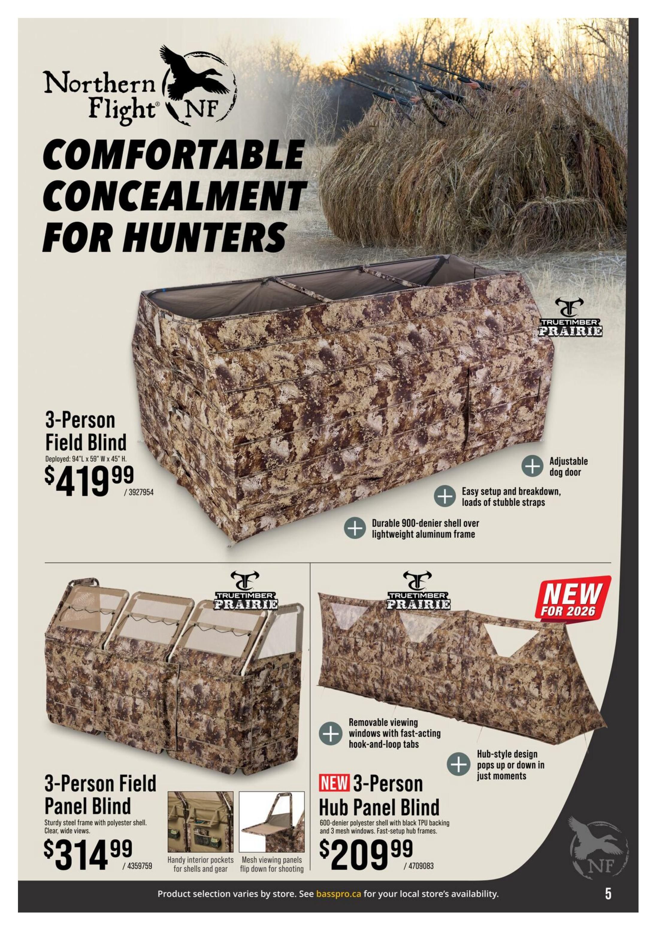 Bass Pro Shops Waterfowl Catalogue August 27 to September 23