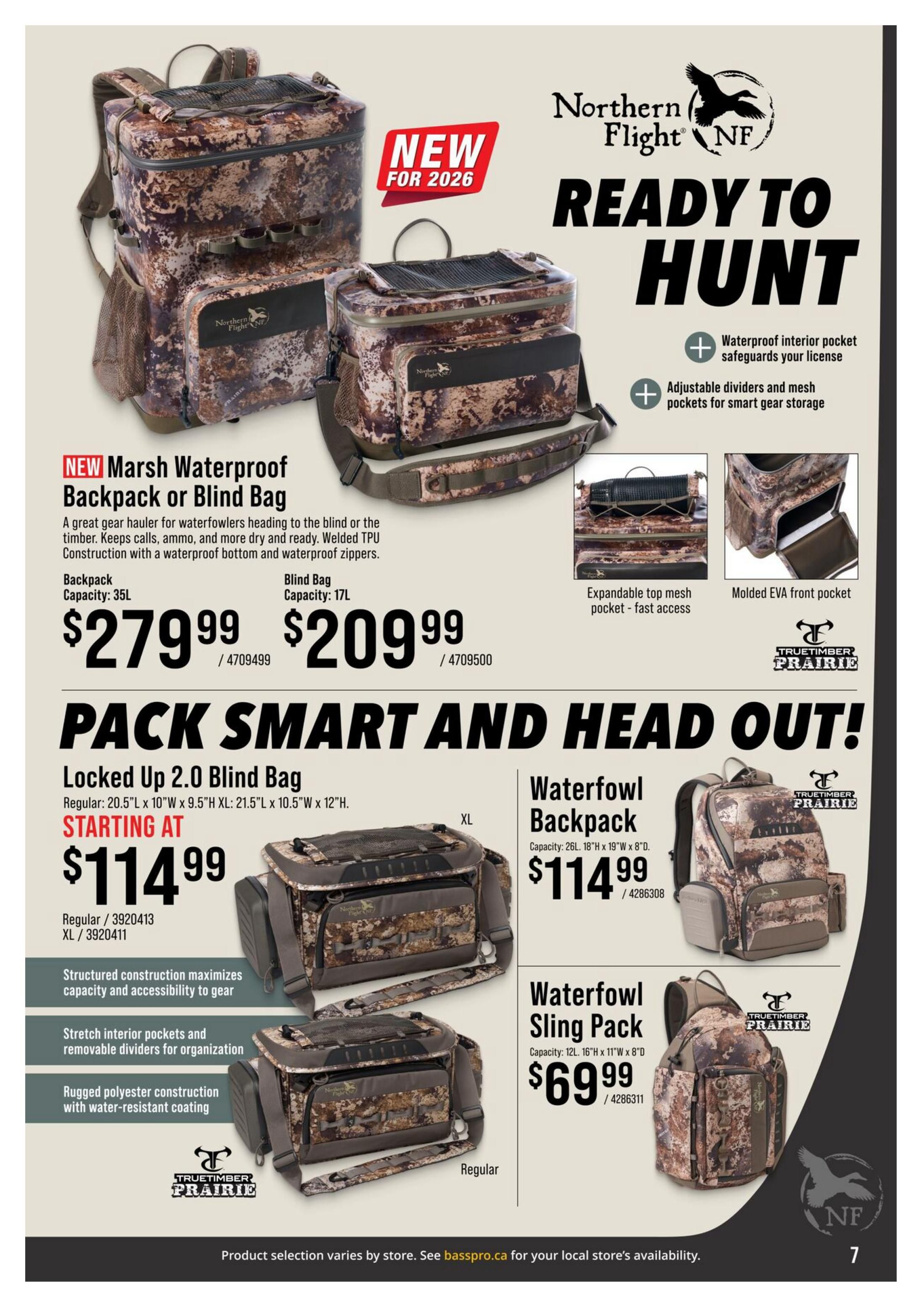 Bass Pro Shops Waterfowl Catalogue August 27 to September 23