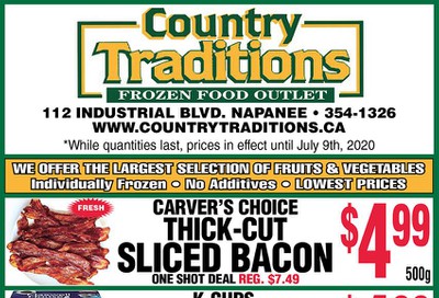Country Traditions Flyer July 2 to 9