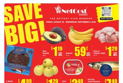NetCost Market (New Jersey, Pennsylvania) Weekly Ad August 28 - September 2, 2026