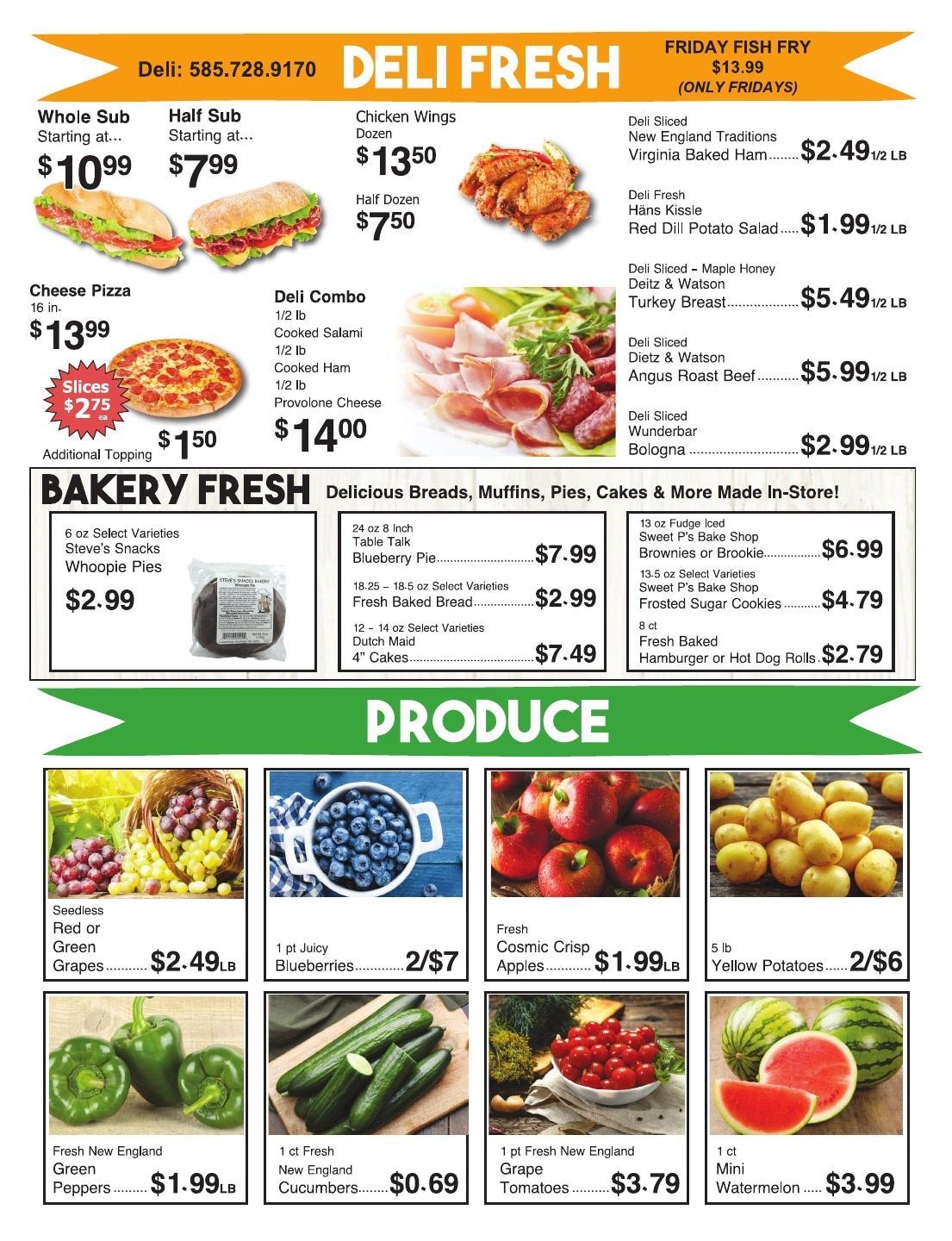 Wayland Food Mart (Wayland, NY) Weekly Ad August 31 - September 6, 2026