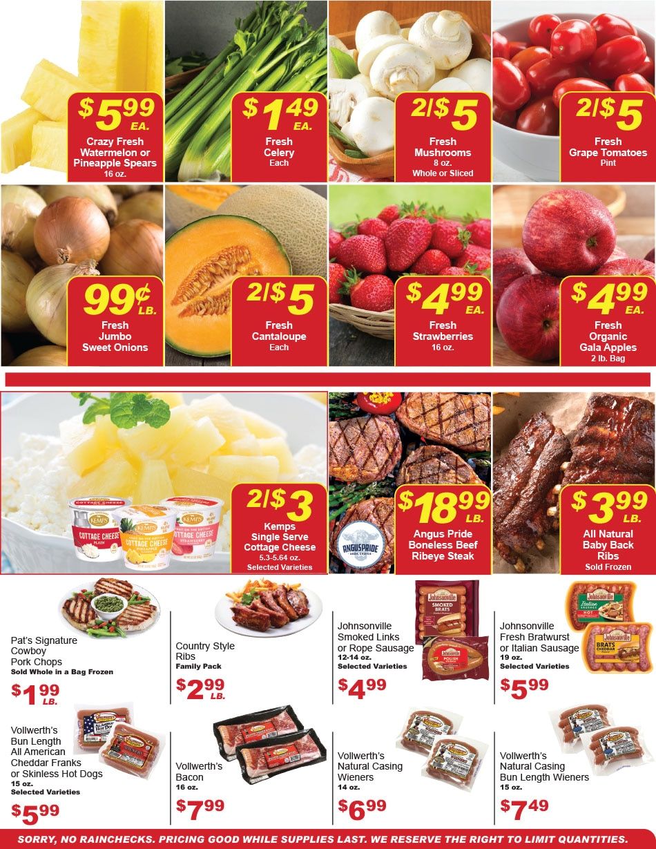 Pat's Foods Weekly Ad August 27 - September 7, 2026