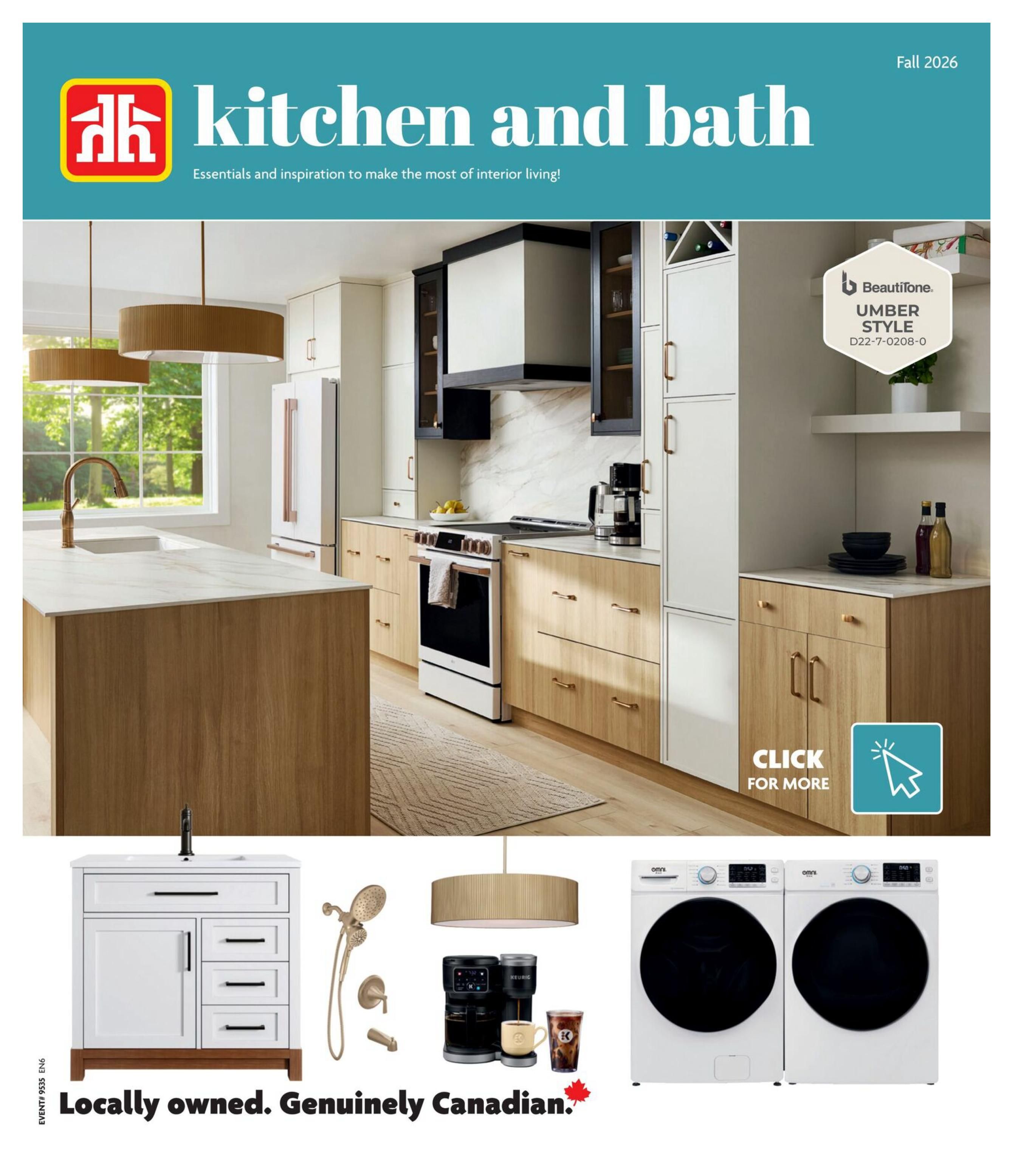 Home Hardware (ON) Kitchen And Bath Flyer August 27 to November 18
