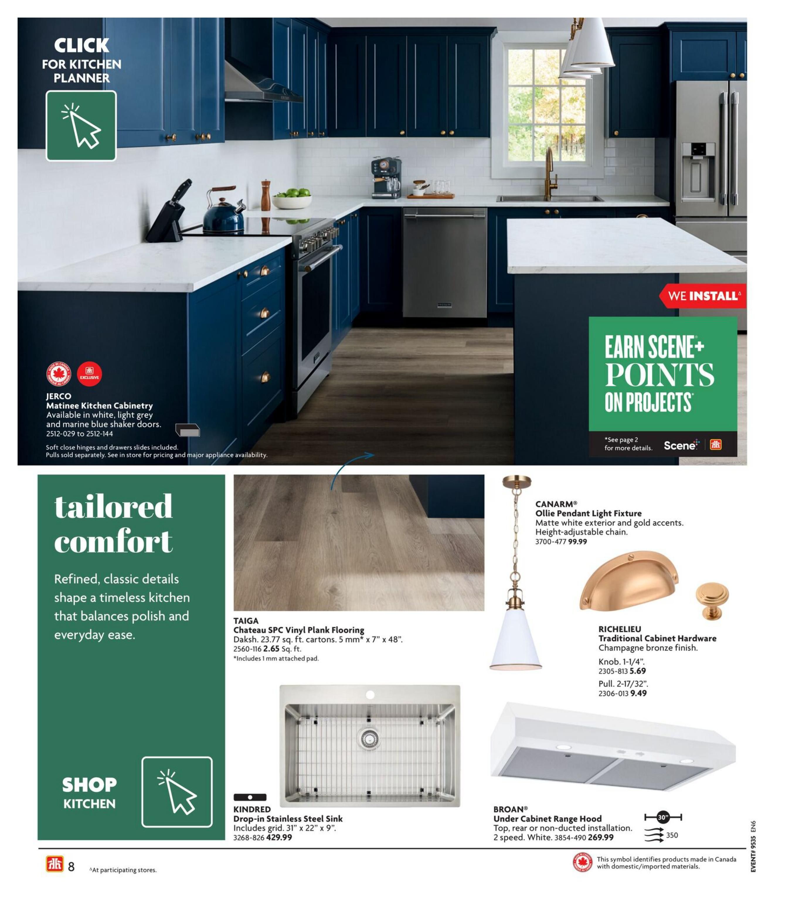 Home Hardware (ON) Kitchen And Bath Flyer August 27 to November 18