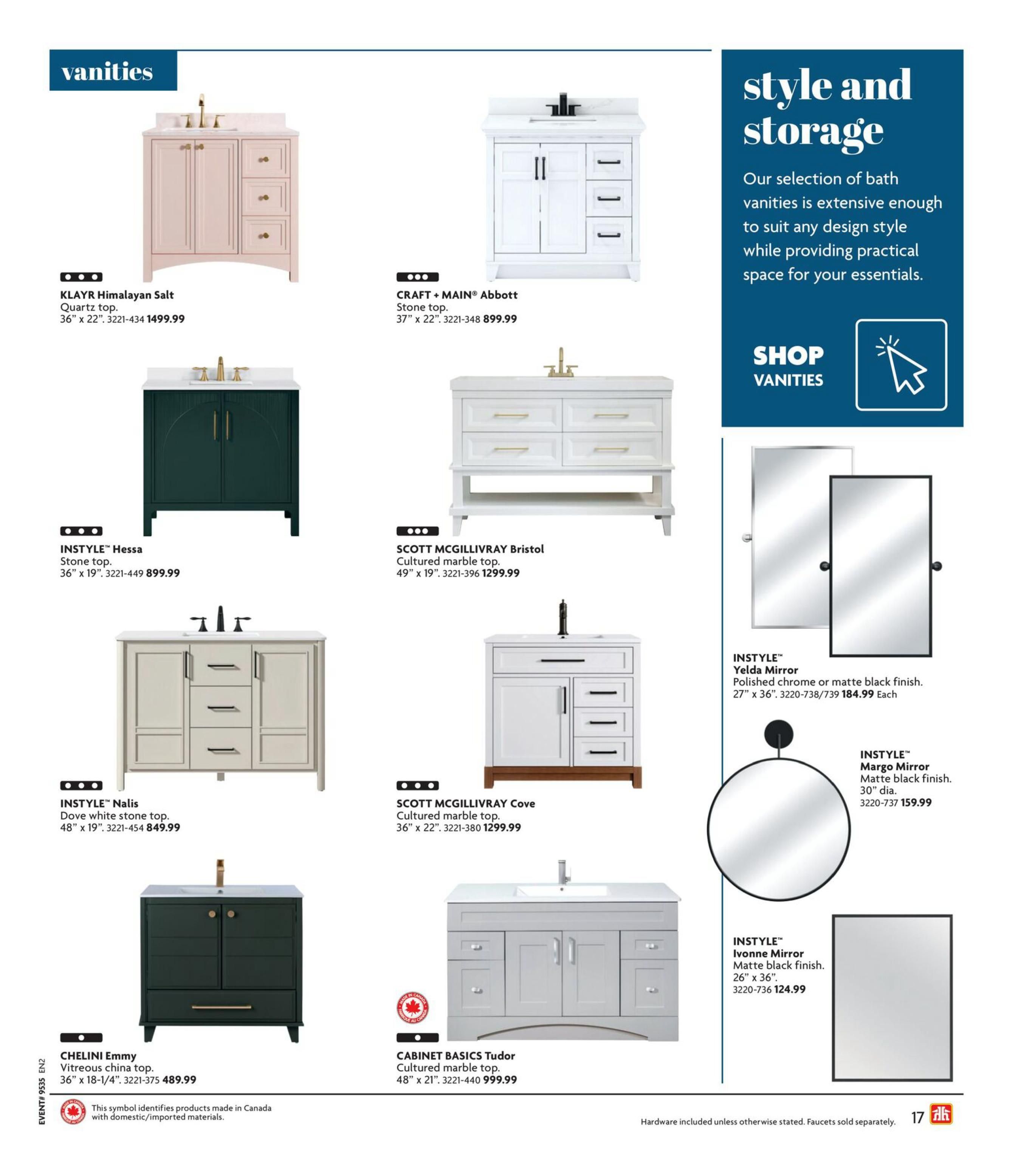 Home Hardware (Atlantic) Kitchen And Bath Flyer August 27 to November 18