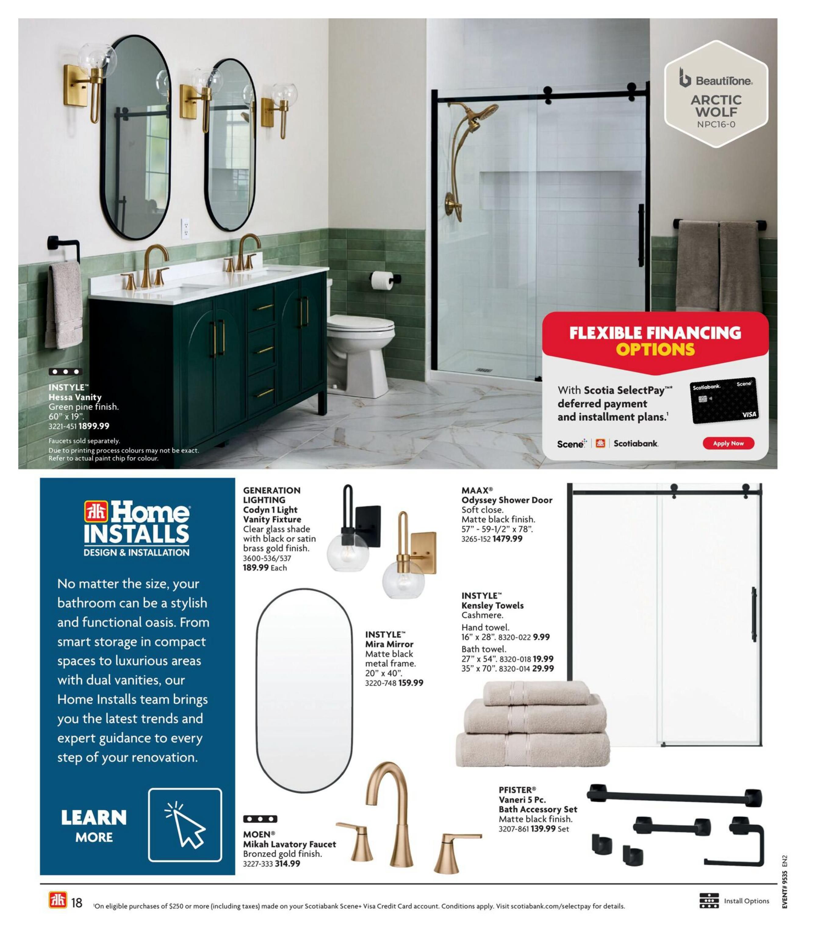 Home Hardware (Atlantic) Kitchen And Bath Flyer August 27 to November 18