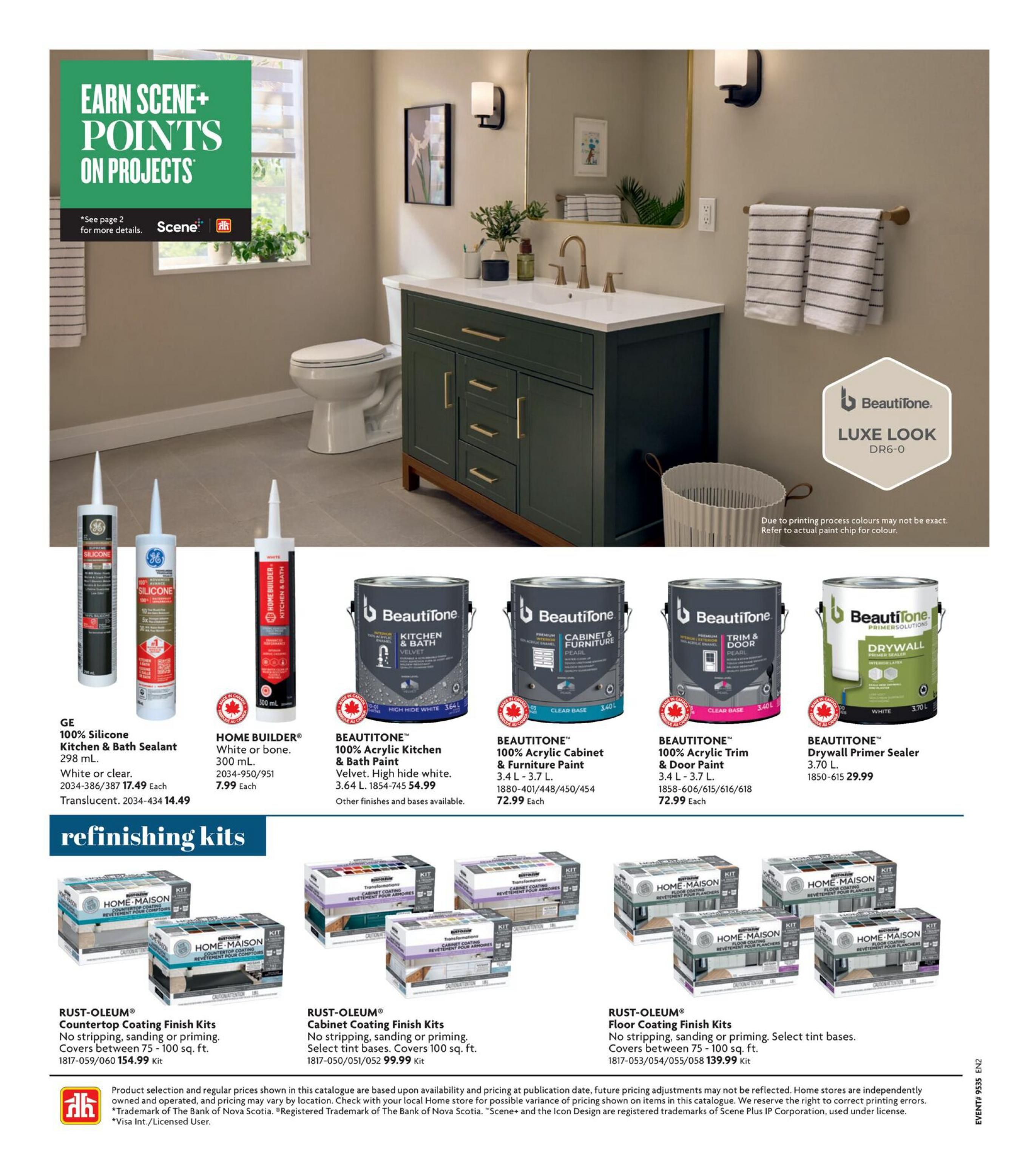 Home Hardware (Atlantic) Kitchen And Bath Flyer August 27 to November 18