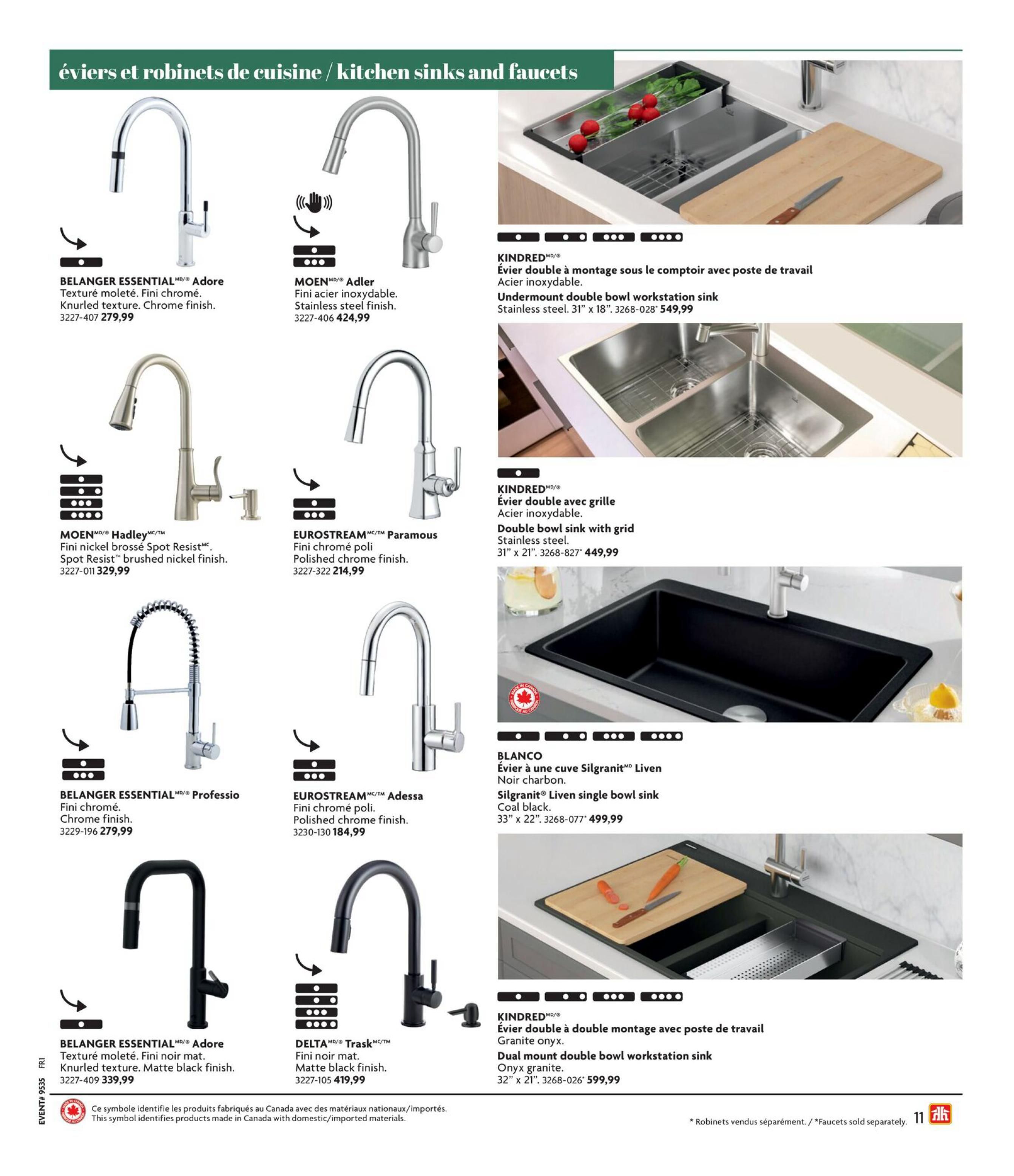 Home Hardware (QC) Kitchen And Bath Flyer August 27 to November 18